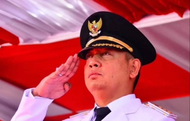 Rusdi Masse saat menjabat Bupati Sidrap. [Instagram @rusdimasse]